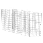 Vidaxl panier de gabion acier galvanisé 120x30x100 cm Vidaxl panier de gabion acier galvanisé 120x30x100 cm