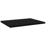 Vidaxl panneaux de bibliothque 4 pcs noir 40x30x1, 5 cm agglomr
