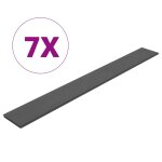 Vidaxl panneaux de clôture de remplacement wpc 7 pcs 170 cm gris Vidaxl panneaux de clôture de remplacement wpc 7 pcs 170 cm gris