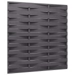 Vidaxl panneau de clture wpc 170x180 cm gris