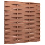 Vidaxl panneau de clture wpc 170x180 cm marron