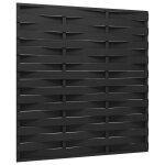 Vidaxl panneau de clture wpc 170x180 cm noir
