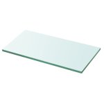 Vidaxl panneaux d'�tag�re 2 pcs verre transparent 20 x 30 cm