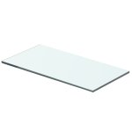 Vidaxl panneaux d'�tag�re 2 pcs verre transparent 40 x 15 cm