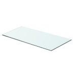 Vidaxl panneaux d'�tag�re 2 pcs verre transparent 60x25 cm