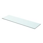 Vidaxl panneaux d'�tag�re 2 pcs verre transparent 70 x 20 cm