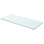 Vidaxl panneaux d'�tag�re 2 pcs verre transparent 70 x 30 cm