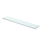 Vidaxl panneaux d'�tag�re 2 pcs verre transparent 70x12 cm