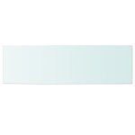 Vidaxl panneau pour �tag�re verre transparent 100 x 30 cm
