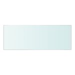 Vidaxl panneau pour �tag�re verre transparent 40 x 12 cm