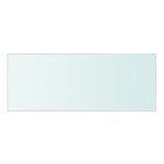 Vidaxl panneau d?�tag�re verre transparent 40 x 15 cm