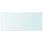 Vidaxl panneau pour �tag�re verre transparent 50 x 25 cm