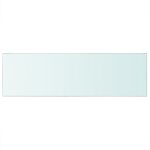 Vidaxl panneau pour �tag�re verre transparent 80 x 25 cm
