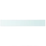 Vidaxl panneau d?�tag�re verre transparent 90 x 12 cm