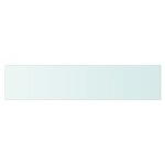 Vidaxl panneau pour �tag�re verre transparent 90 x 20 cm