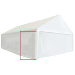 Vidaxl panneau latéral de tente de réception pvc 2x2 m blanc 550 g / m² Vidaxl panneau latéral de tente de réception pvc 2x2 m blanc 550 g / m²