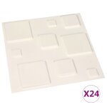 Vidaxl panneaux muraux 3d 24 pcs 0, 5x0, 5 m 6 m² Vidaxl panneaux muraux 3d 24 pcs 0, 5x0, 5 m 6 m²
