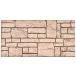 Vidaxl panneaux muraux 3d avec design de brique beige 11 pcs eps
