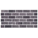 Vidaxl panneaux muraux 3d au design de brique gris et noir 10 pcs eps Vidaxl panneaux muraux 3d au design de brique gris et noir 10 pcs eps