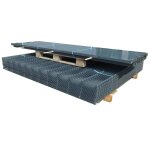 Vidaxl panneaux et poteaux de clture 2d pour jardin 2008x1030 mm 6 m