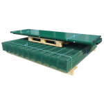 Vidaxl panneaux et poteaux de cl�ture 2d pour jardin 2008x1830 mm 4 m