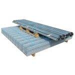 Vidaxl panneaux et poteaux de clture 2d pour jardin 2008x830 mm 10 m
