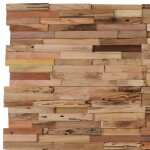 Vidaxl panneaux de revtement mural 10 pcs 1, 03m bois de teck recycl