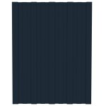 Vidaxl panneaux de toiture 12 pcs acier galvanis anthracite 60x45 cm