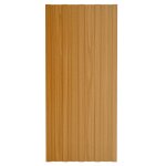 Vidaxl panneaux de toiture 12 pcs acier galvanis bois clair 100x45 cm