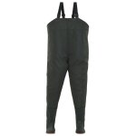 Vidaxl pantalon chassier avec bottes vert pointure 38