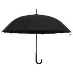 Vidaxl parapluie automatique noir 120 cm Vidaxl parapluie automatique noir 120 cm