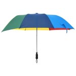 Vidaxl parapluie pliable automatique multicolore 124 cm