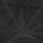 Vidaxl parasol avec base portable anthracite Vidaxl parasol avec base portable anthracite