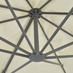 Vidaxl parasol avec base portable sable Vidaxl parasol avec base portable sable