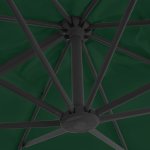 Vidaxl parasol avec base portable vert Vidaxl parasol avec base portable vert