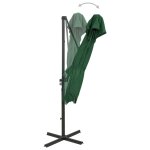 Vidaxl parasol dport  double toit 250x250 cm vert