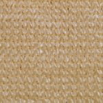 Vidaxl parasol en pehd triangulaire 3, 6x3, 6x3, 6 m beige