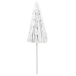 Vidaxl parasol de plage blanc 240 cm