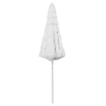 Vidaxl parasol de plage blanc 300 cm