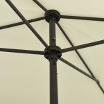 Vidaxl parasol de plage jaune sable 200x125 cm