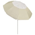 Vidaxl parasol de plage jaune sable 300 cm