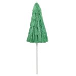 Vidaxl parasol de plage vert 240 cm