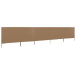 Vidaxl paravent 5 panneaux tissu 600 x 80 cm taupe Vidaxl paravent 5 panneaux tissu 600 x 80 cm taupe