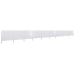 Vidaxl paravent 9 panneaux tissu 1200 x 160 cm blanc sable Vidaxl paravent 9 panneaux tissu 1200 x 160 cm blanc sable