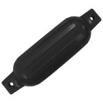 Vidaxl pare - choc de bateau 4 pcs noir 41x11, 5 cm pvc