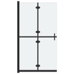 Vidaxl paroi de douche pliable verre esg dpoli 90x190 cm