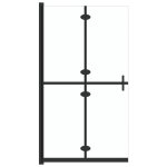 Vidaxl paroi de douche pliable verre esg transparent 110x190 cm