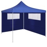 Vidaxl parois latrales de belvdre avec fentres 2 pcs bleu