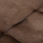 Vidaxl peau de chvre marron et blanc mixte 60x100 cm