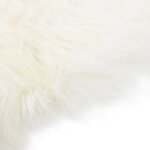 Vidaxl peau de mouton islandaise crme 70x110 cm